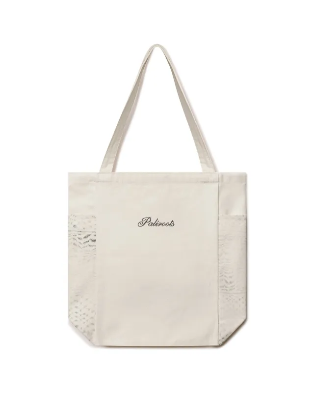 Kufiya Tote Bag Bone made by PaliRoots