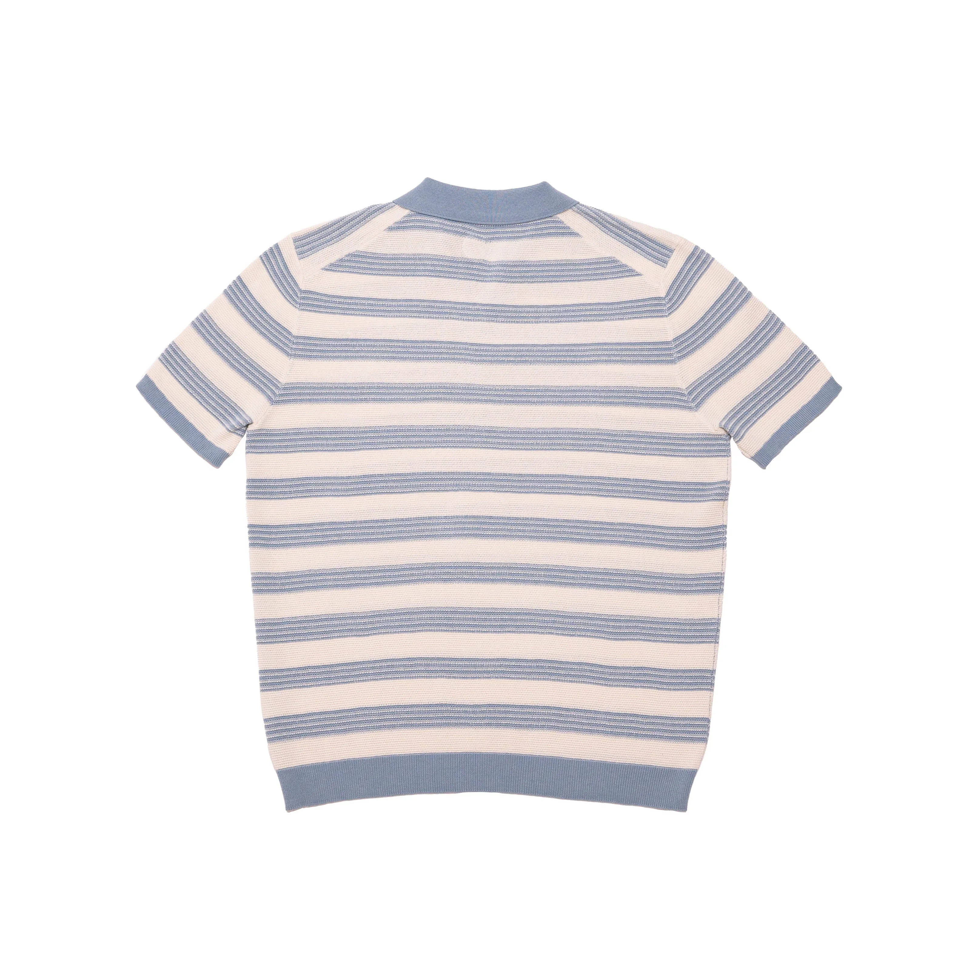 FRY KNITTED POLO SHIRT - BLUE sold by Common People product image thumbnail 3