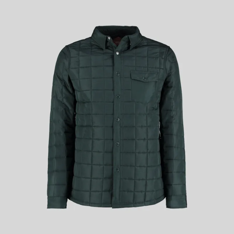 NICK DK GREEN QUILTED SHACKET sold by Common People
