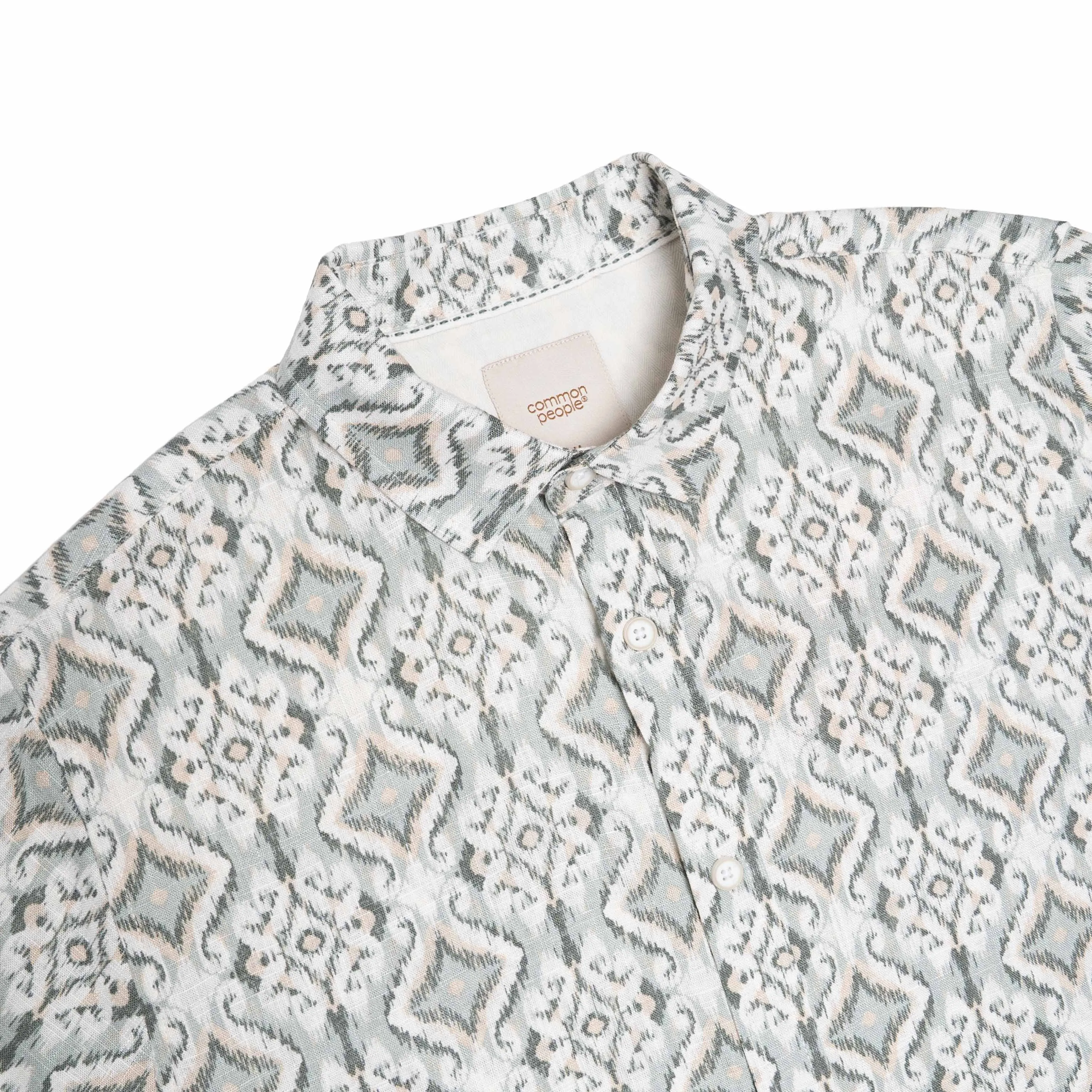 IKAT SS SHIRT SAGE sold by Common People product image thumbnail 2