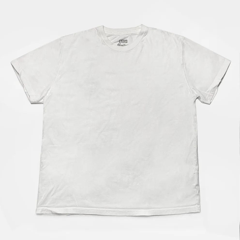 BZEN M.3083 LENNY-W RELAX FIT WHITE JERSEY TEE-180GSM-E0 WHITE sold by Bzen