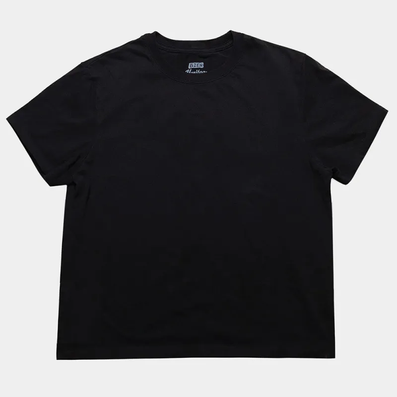 BZEN M.3083 LENNY-B RELAX FIT BLACK JERSEY TEE-180GSM-E0 BLACK sold by Bzen