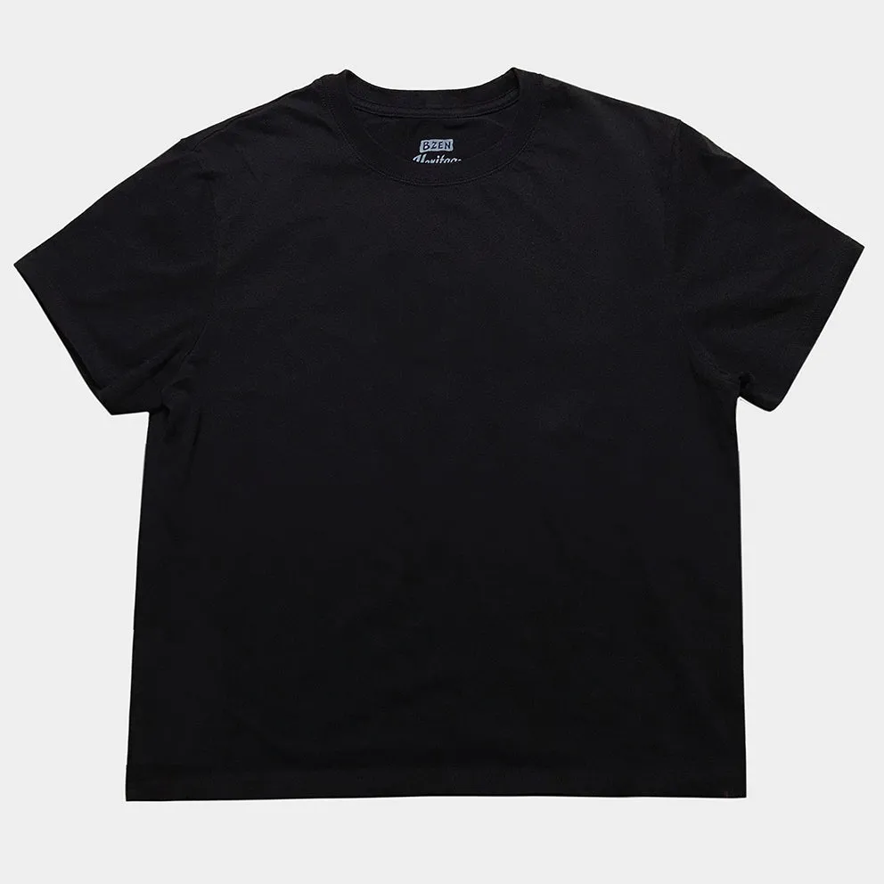 BZEN M.3083 LENNY-B RELAX FIT BLACK JERSEY TEE-180GSM-E0 BLACK sold by Bzen