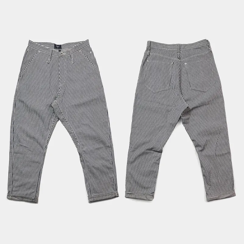 BZEN M.1083 BRONSON-STR RELAX TAPERED INDIGO STRIPE 5 POCKET JEAN-9.1OZ-E0 INDIGO STRIPE sold by Bzen