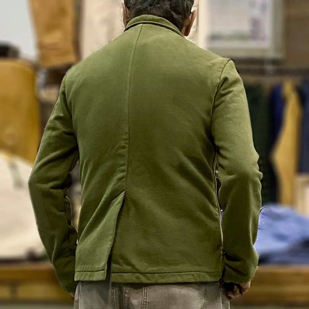 BZEN M.3025 BEIJING-AG SLIM FIT HEAVY FLEECE 4 POCKET SHIRT JACKET-460GSM-E0 ARMY GREEN sold by Bzen product image thumbnail 4