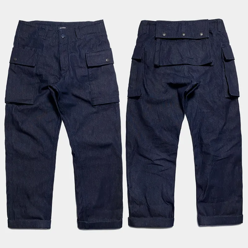 BZEN M.1119R RANGER-P44D REGULAR FIT USMC P-44 INSPIRED DENIM PANT-12OZ-HRH INDIGO sold by Bzen
