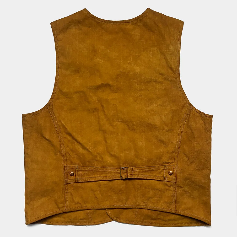 DDL 320R-BRETT2 LUCKY-GOLD REGULAR FIT VINTAGE INSPIRED LINED 6 POCKET CANVAS VEST-12OZ-GOLD sold by Bzen product image thumbnail 5