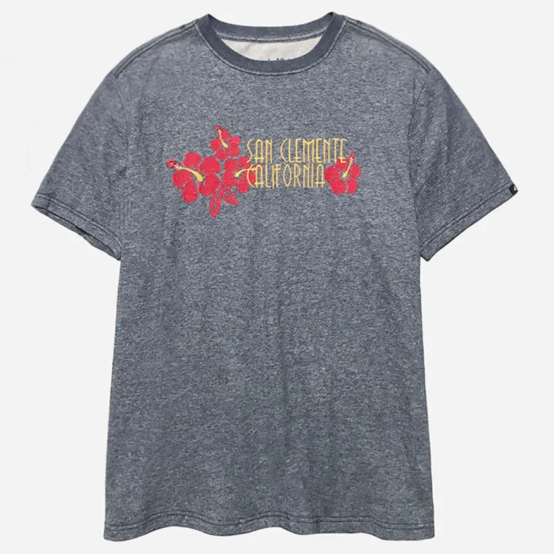 DDL 302 REGULAR FIT S/SLEEVE C/NECK MINI TERRY TEE- SC HIBISCUS sold by Bzen