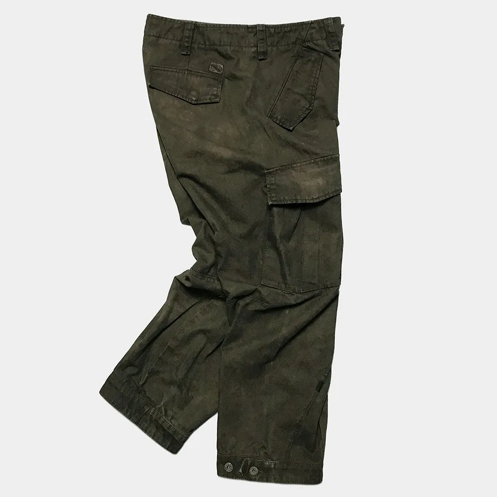 BZEN M.1184 CLAY L26 REGULAR FIT ANKLE LENGTH 6 POCKET SEAMLESS OUTSEAM CANVAS MILITARY INSPIRED PANT DOUBLE VEGGIE DYED- E0 MOSS GREEN sold by Bzen product image thumbnail 3