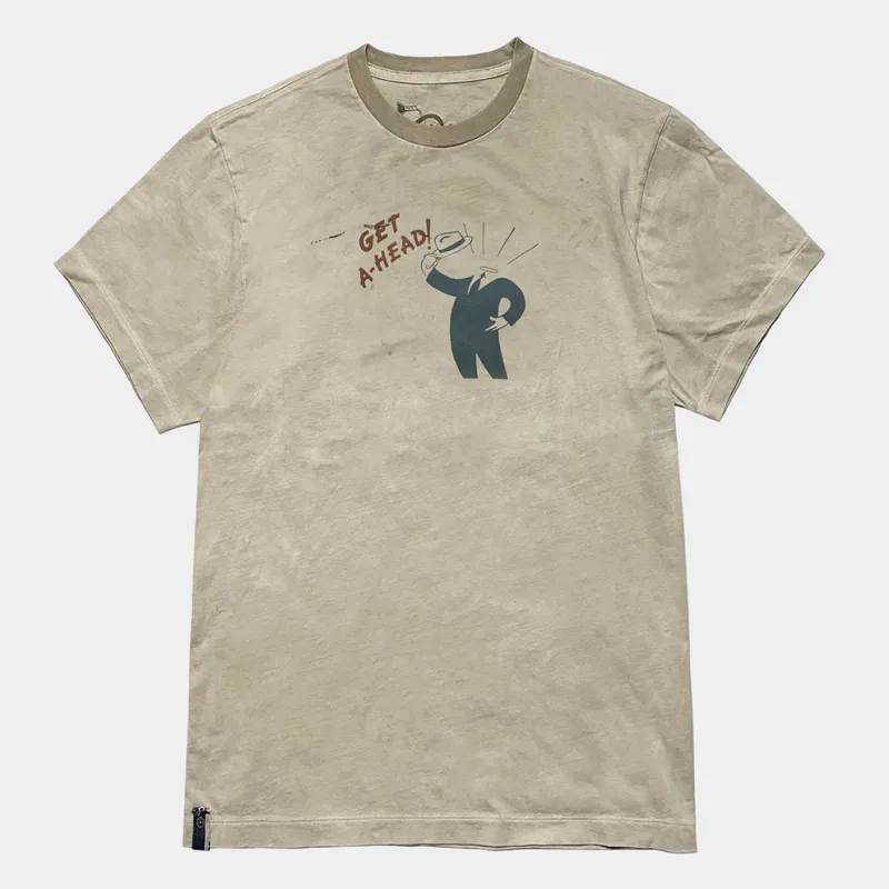 DDL 302R1-DIEGO PRINTED REGULAR ORGANIC COTTON TEE- 'GET A-HEAD'-T RINSE sold by Bzen