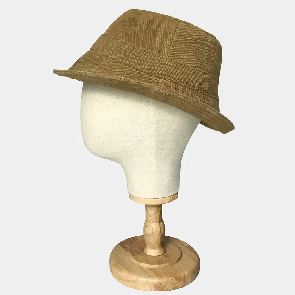BZEN TOP'o THE MORNIN VEGGIE DYED CANVAS BUCKET HAT-20oz-E0 SIERRA sold by Bzen product image thumbnail 3
