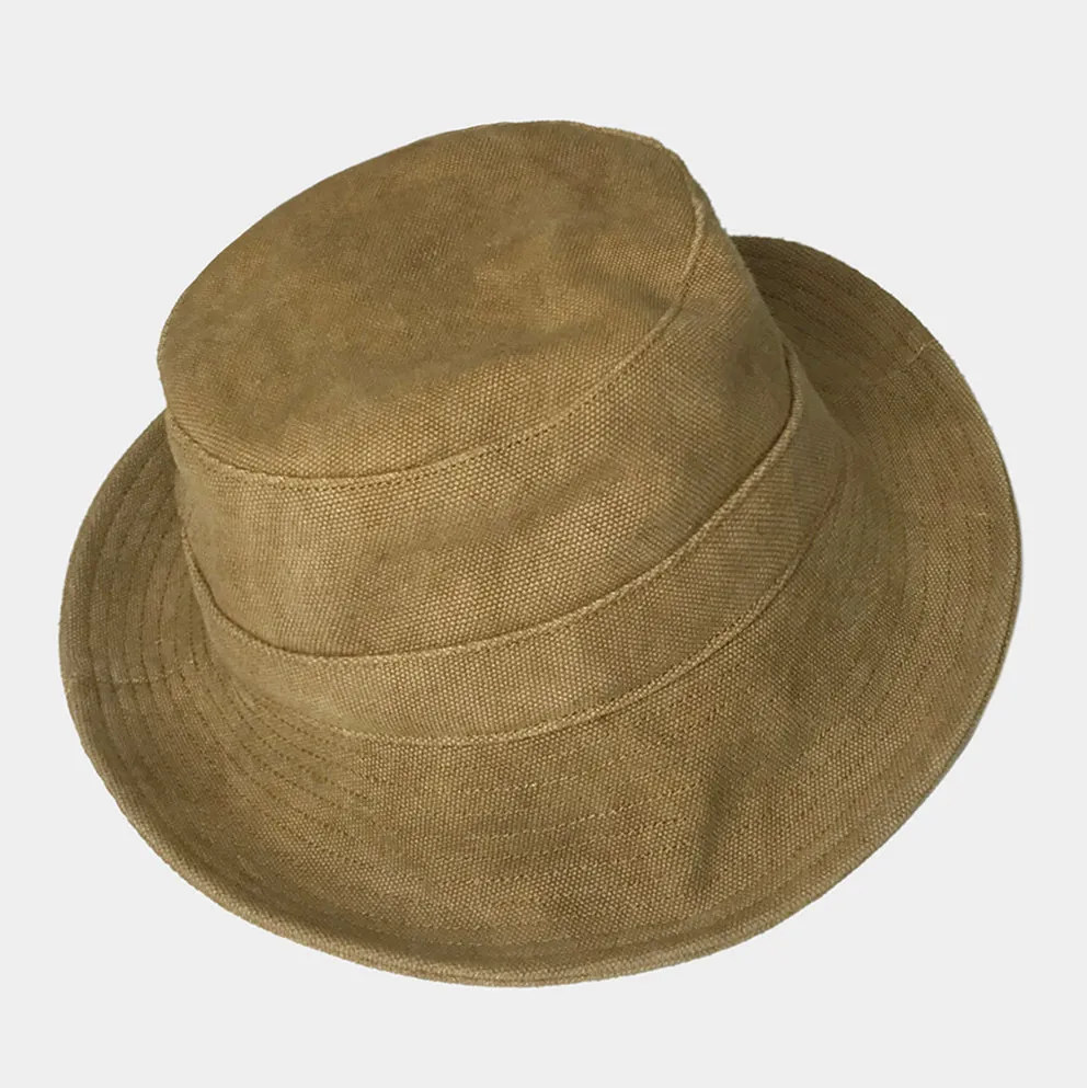 BZEN TOP'o THE MORNIN VEGGIE DYED CANVAS BUCKET HAT-20oz-E0 SIERRA sold by Bzen product image thumbnail 5