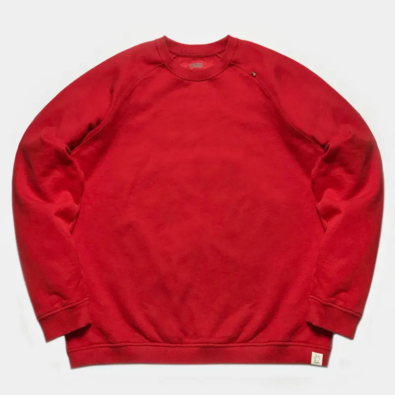 BZEN M.3086-THE BARON UNISEX REGULAR FIT LONG SLEEVE RAGLAN-300GSM FRENCH TERRY-E0 FIRECRACKER made by Bzen