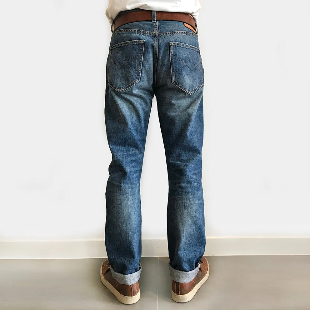 BZEN M.1258-BILLY SLIM STRAIGHT- 13.5oz- SELVEDGE- AZURE sold by Bzen product image thumbnail 2
