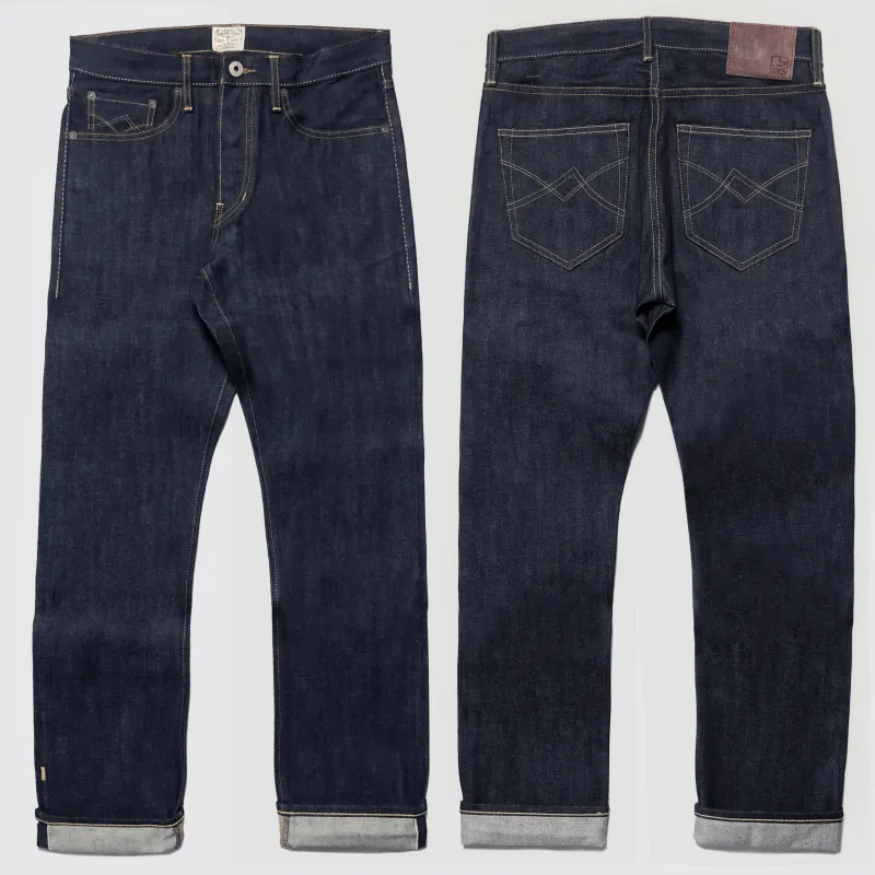 BZEN M.1258 BILLY-R29 SLIM STRAIGHT- 13.5oz- RAW SELVEDGE- INDIGO sold by Bzen