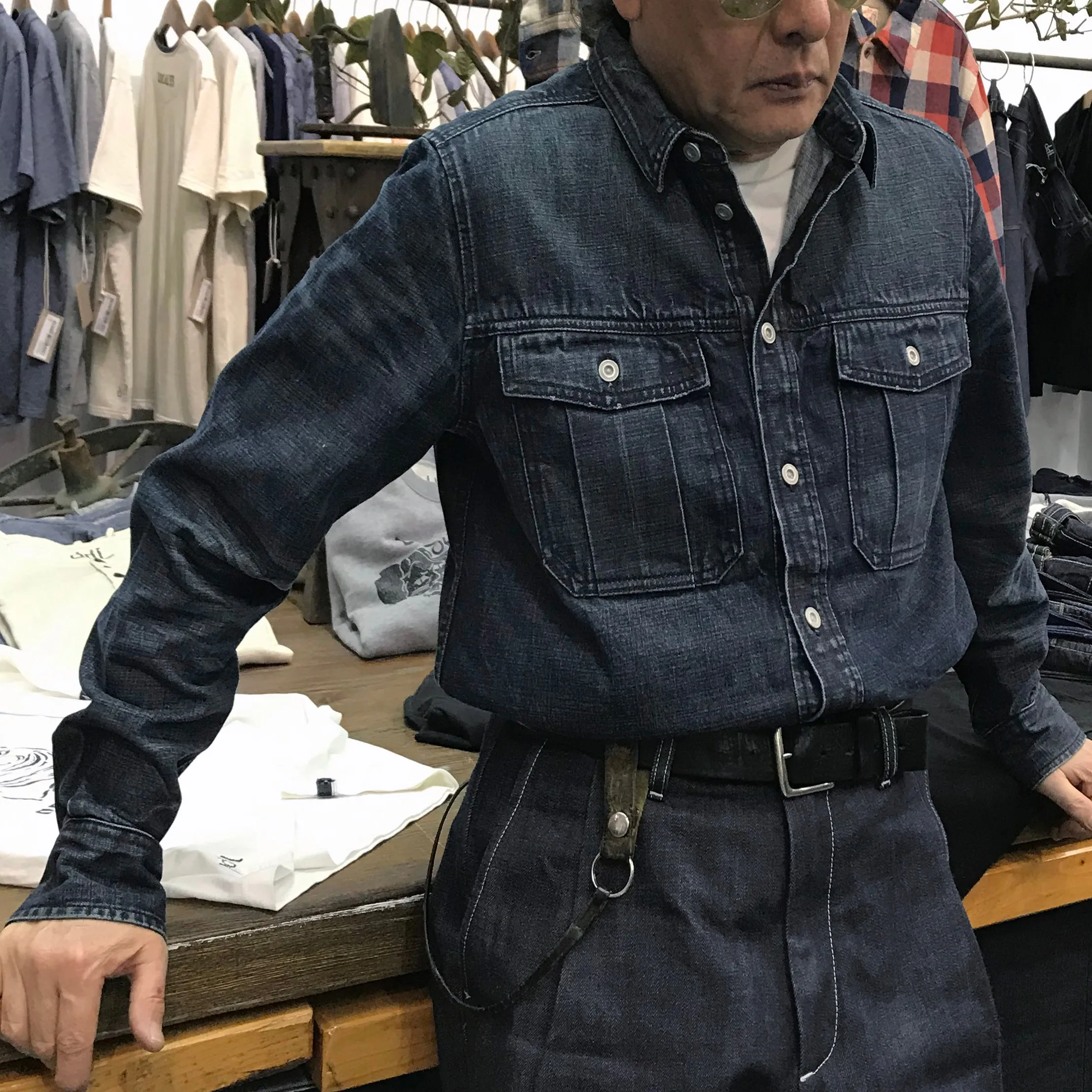 DDL 303-EVANS REGULAR FIT DENIM SHIRT sold by Bzen product image thumbnail 2