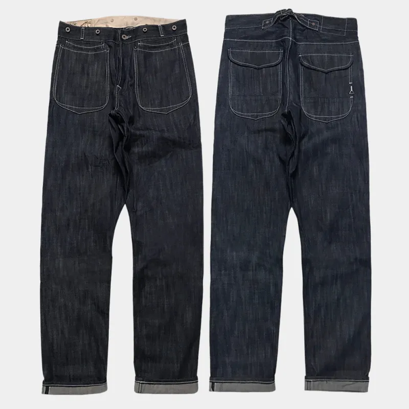 DDL 532-DUKE VINTAGE FIT STRAIGHT CONE MILLS WHITE OAKS-12.25oz- T RINSE sold by Bzen