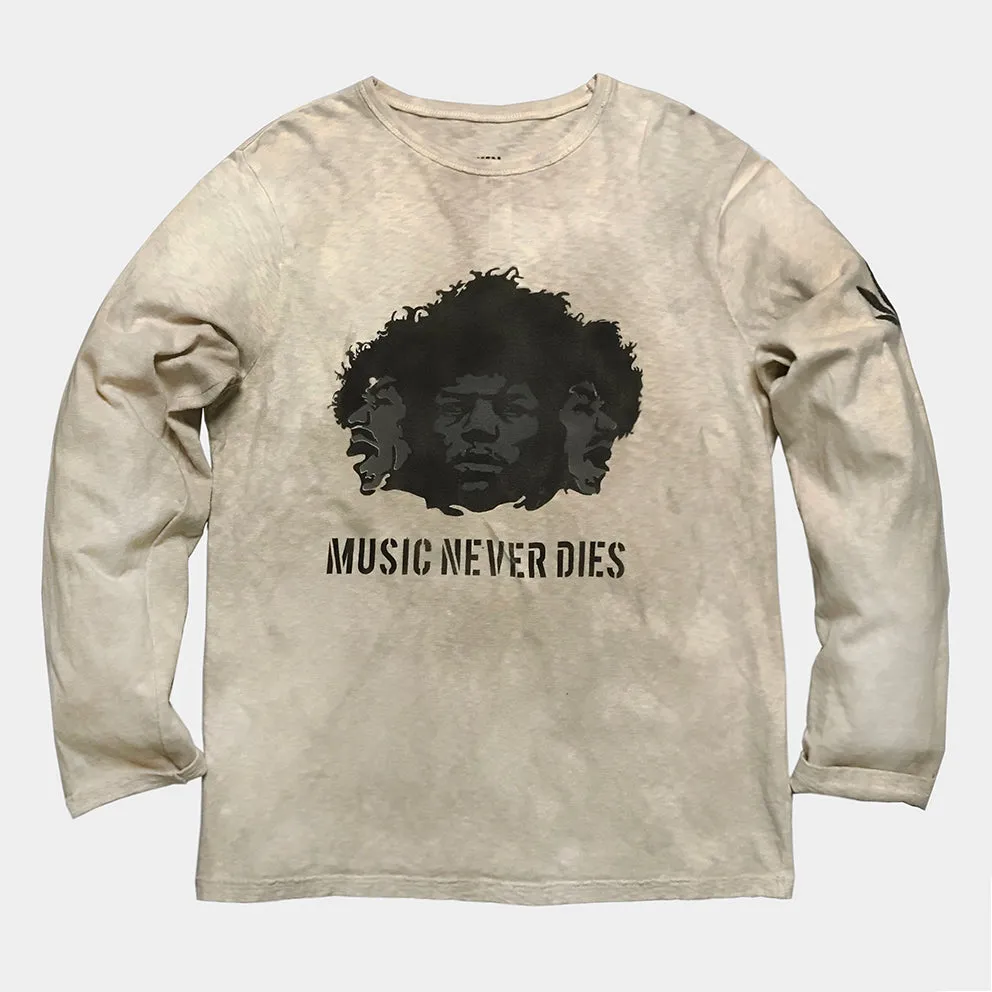 BZEN M.3173-ARI REGULAR FIT LONG SLEEVE CREWNECK SLUB TEE-JIMI-VEGGIE TAN sold by Bzen
