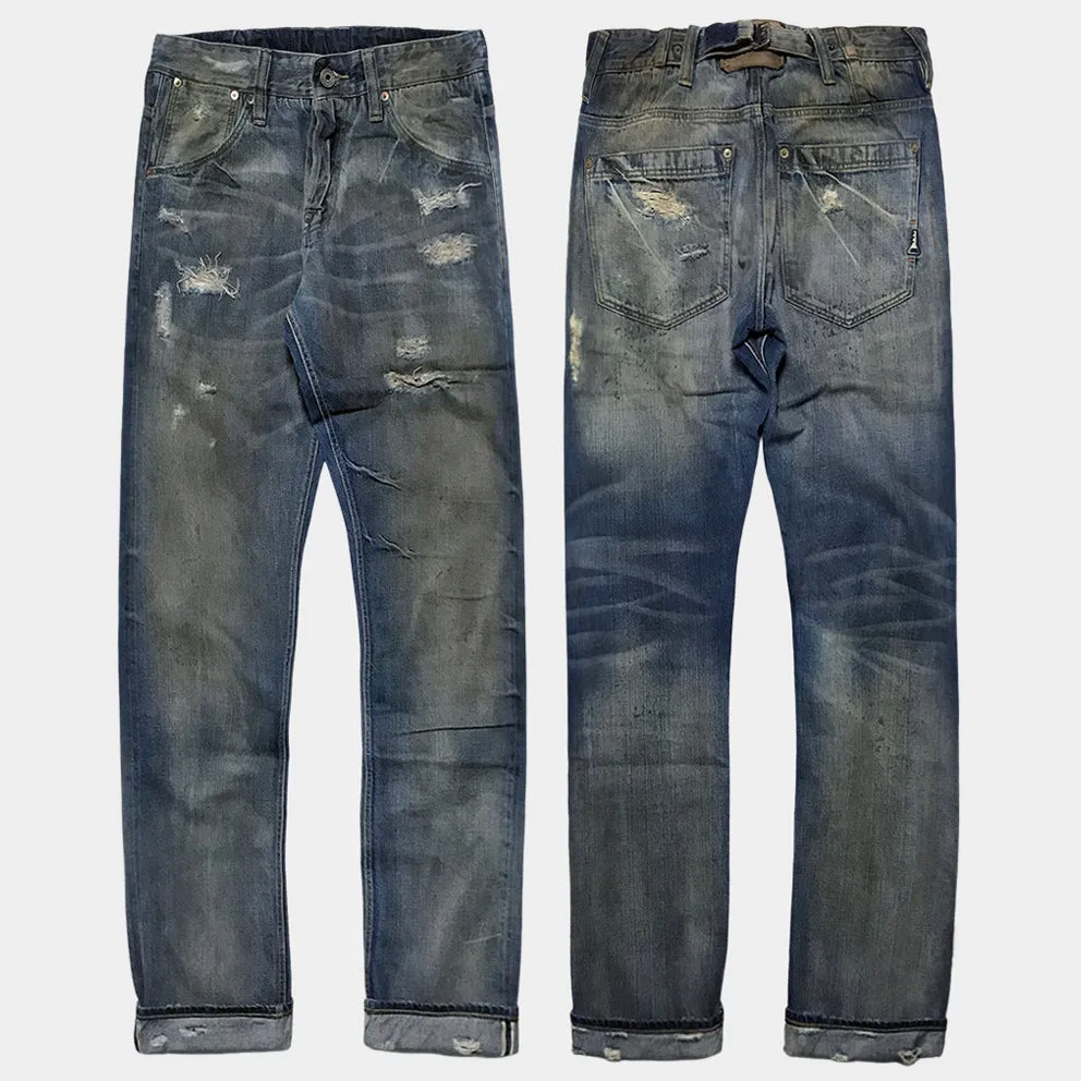 DDL 525-BLAKE SLIM FIT STRAIGHT CONE MILLS WHITE OAKS-12oz SELVEDGE- 1879 sold by Bzen