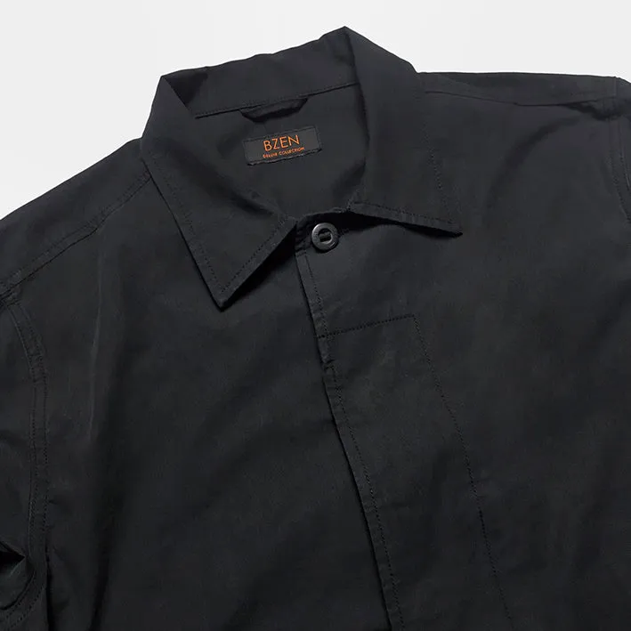 BZEN M.3159-JAMES REGULAR FIT WATER REPELLENT TRENCH COAT-WR BLACK sold by Bzen product image thumbnail 3