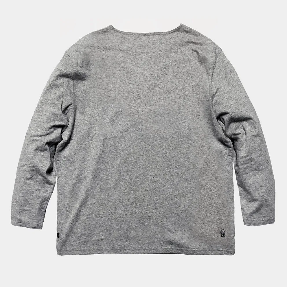 BZEN INDOCHINE - M.3382-KU-LI REGULAR FIT 3/4 SLEEVE COOLIE TEE-E0 HEATHER GREY sold by Bzen product image thumbnail 2
