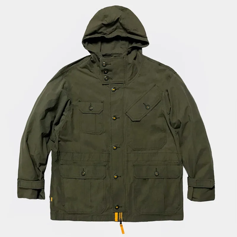 BZEN UNARMY - M.3403 MONTGOMERY RELAX FIT MESH LINED ZIP UP JACKET-31"-E0 OLIVE GREEN sold by Bzen