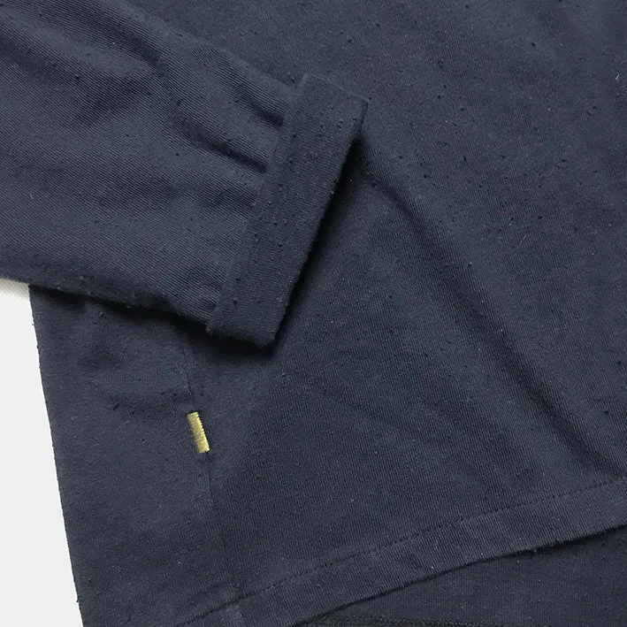 BZEN INDOCHINE - M.3068-CALEB RELAX FIT 4 BUTTON HENLEY-E0 NAVY sold by Bzen product image thumbnail 5