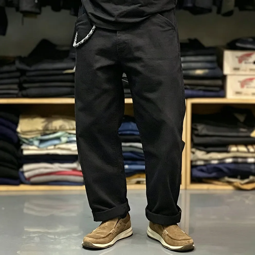 BZEN M.1136 RORY-CBK RELAX FIT FLAT FRONT 4 POCKET CANVAS PANT-12OZ-BLACK sold by Bzen product image thumbnail 2