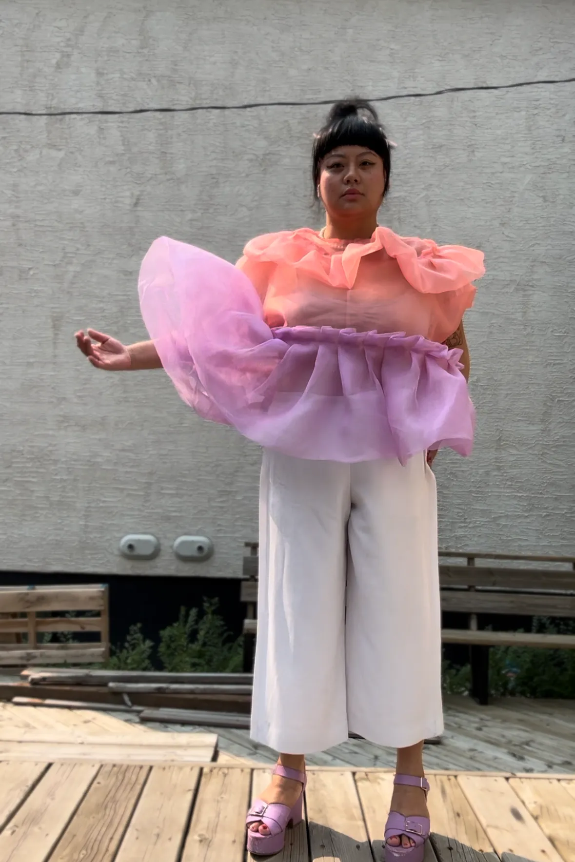 Preorder Sorbet Petal Organza Top sold by Hello Darling