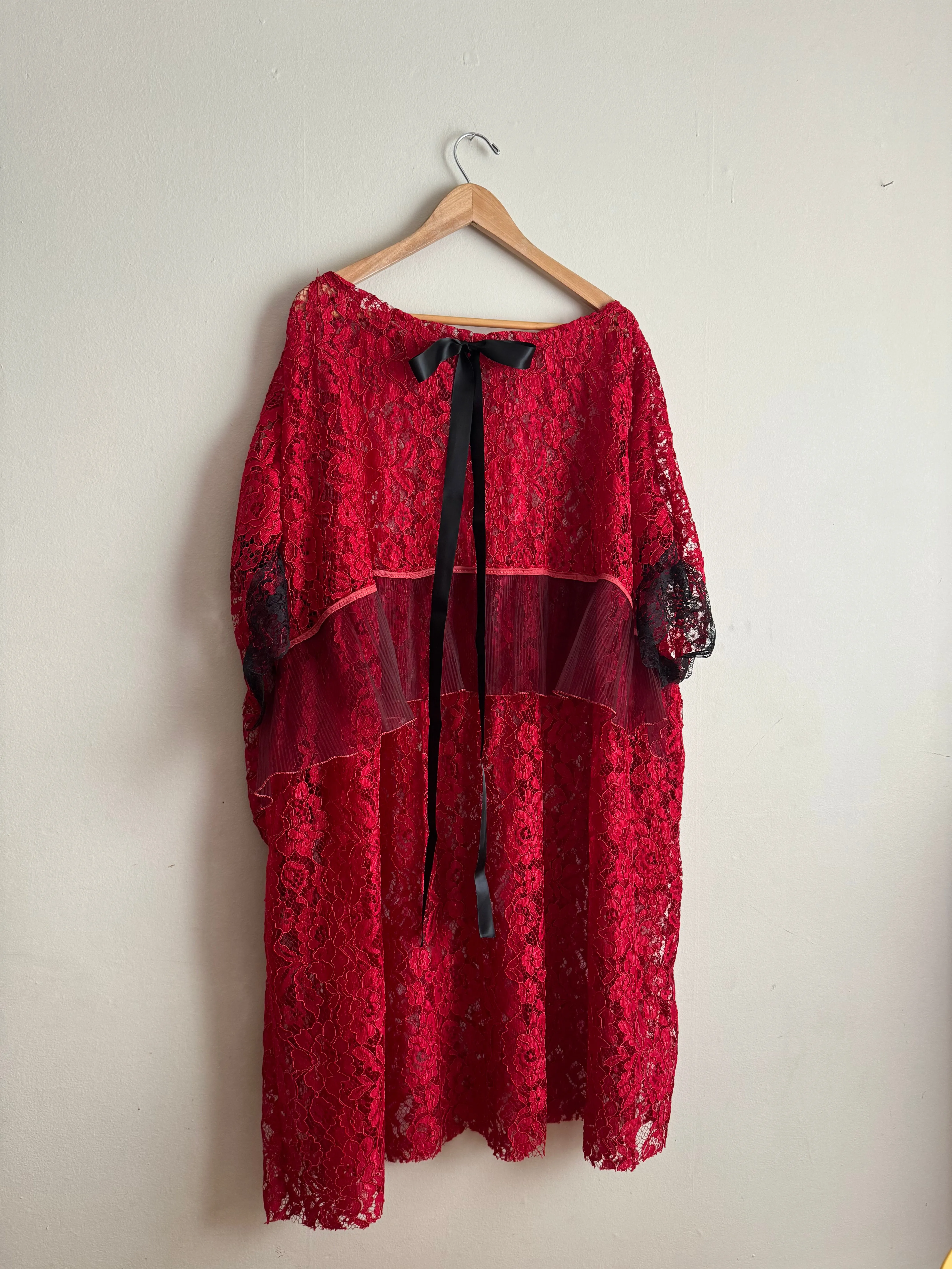 Racing Red Lace Dress sold by Hello Darling product image thumbnail 5