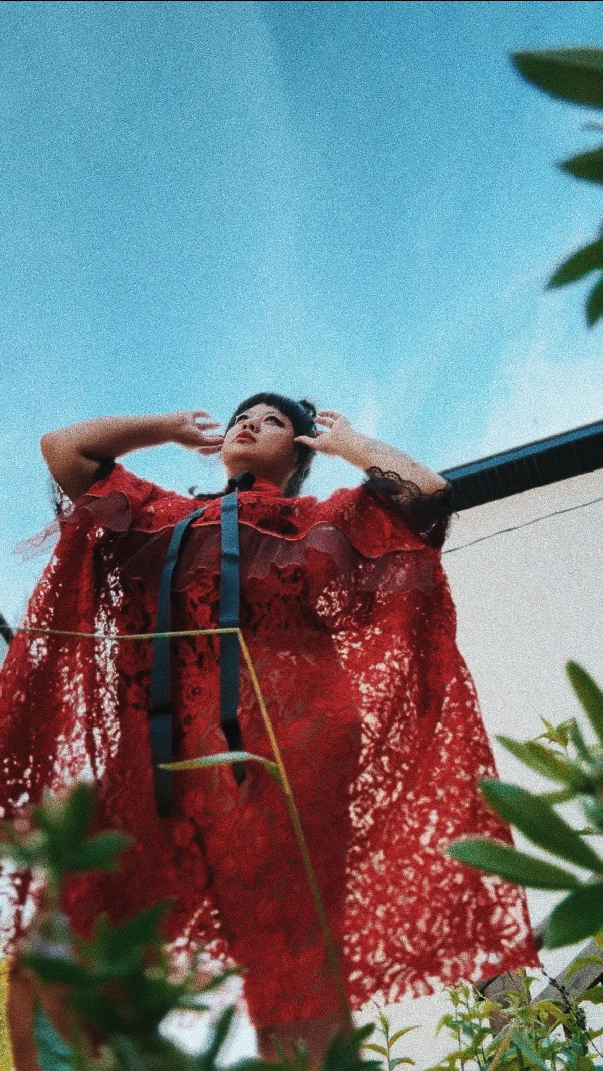 Racing Red Lace Dress sold by Hello Darling product image thumbnail 4