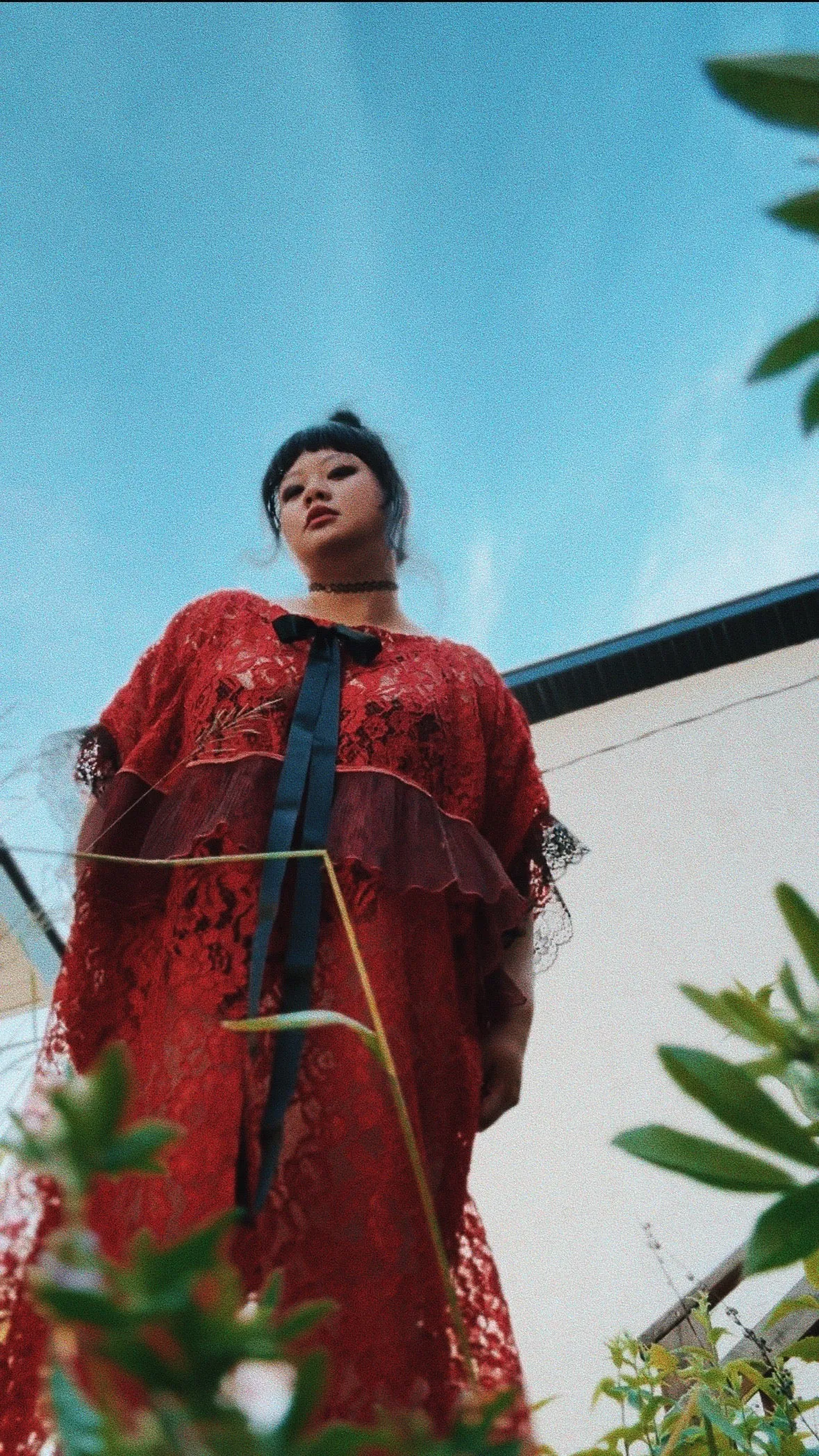 Racing Red Lace Dress sold by Hello Darling product image thumbnail 3