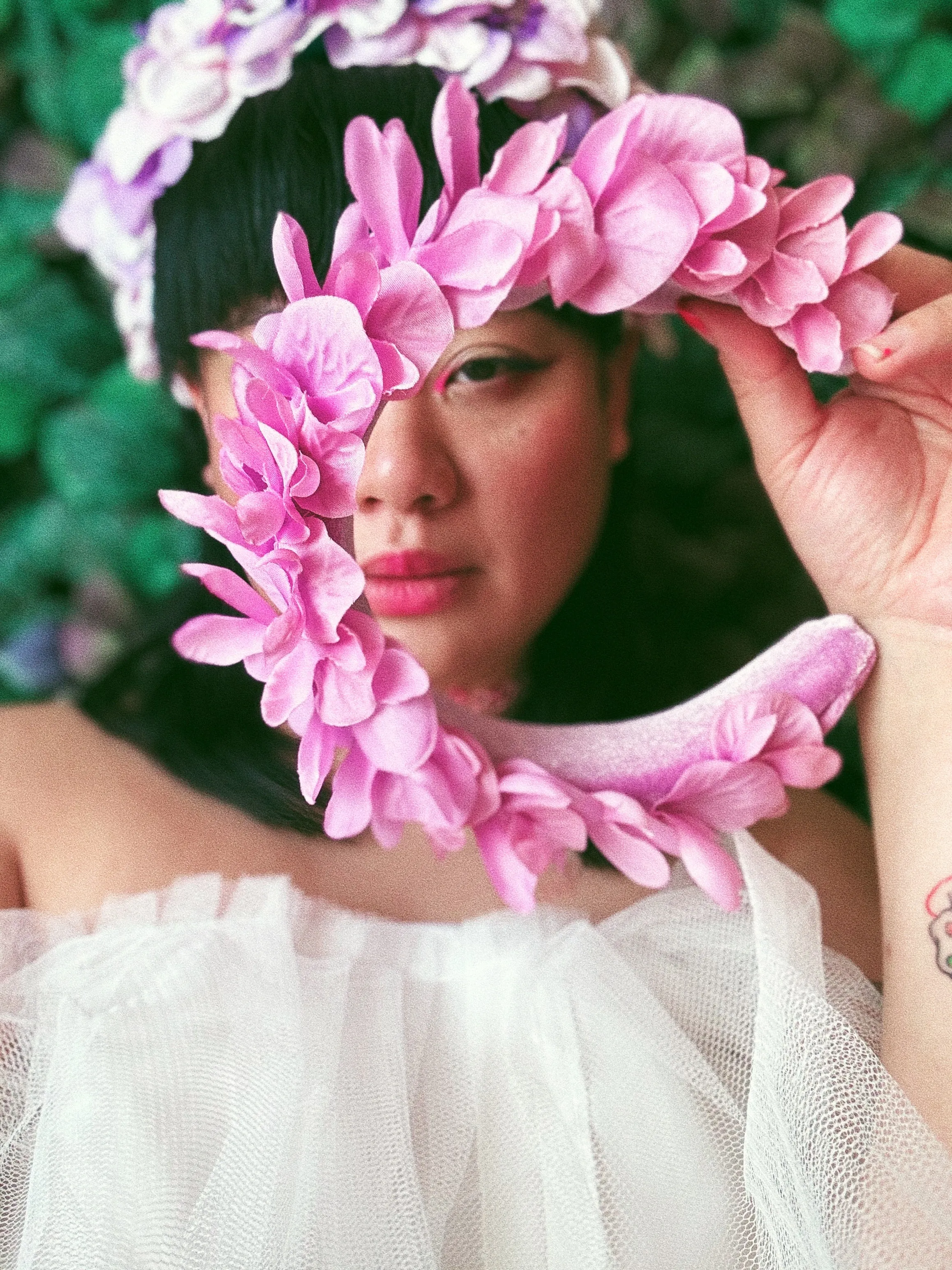 Halo Floral Statement Headband sold by Hello Darling product image thumbnail 2