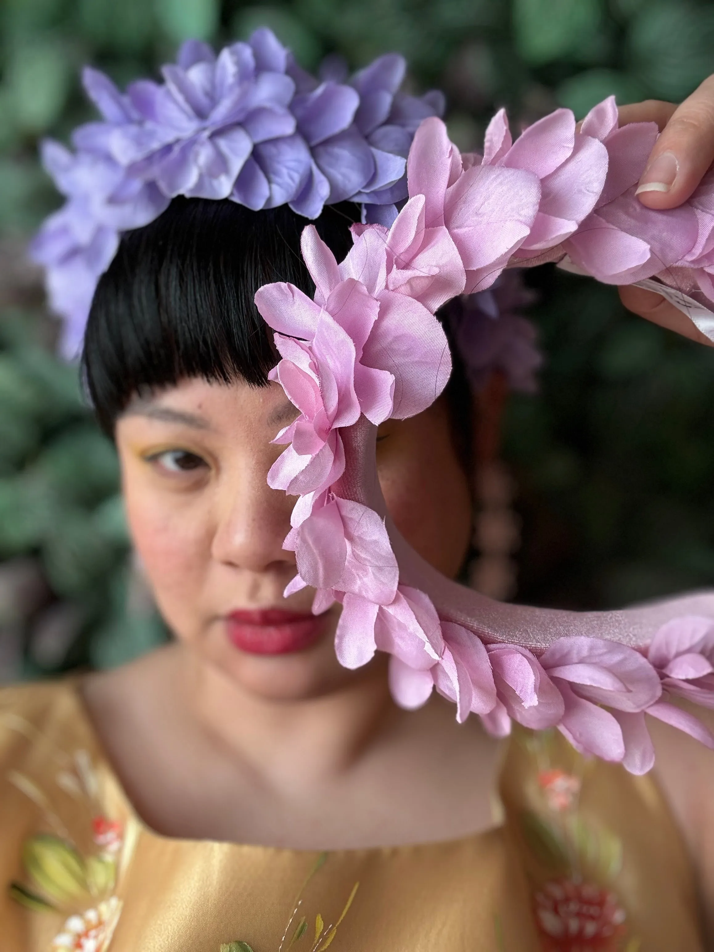 Halo Floral Statement Headband sold by Hello Darling product image thumbnail 4
