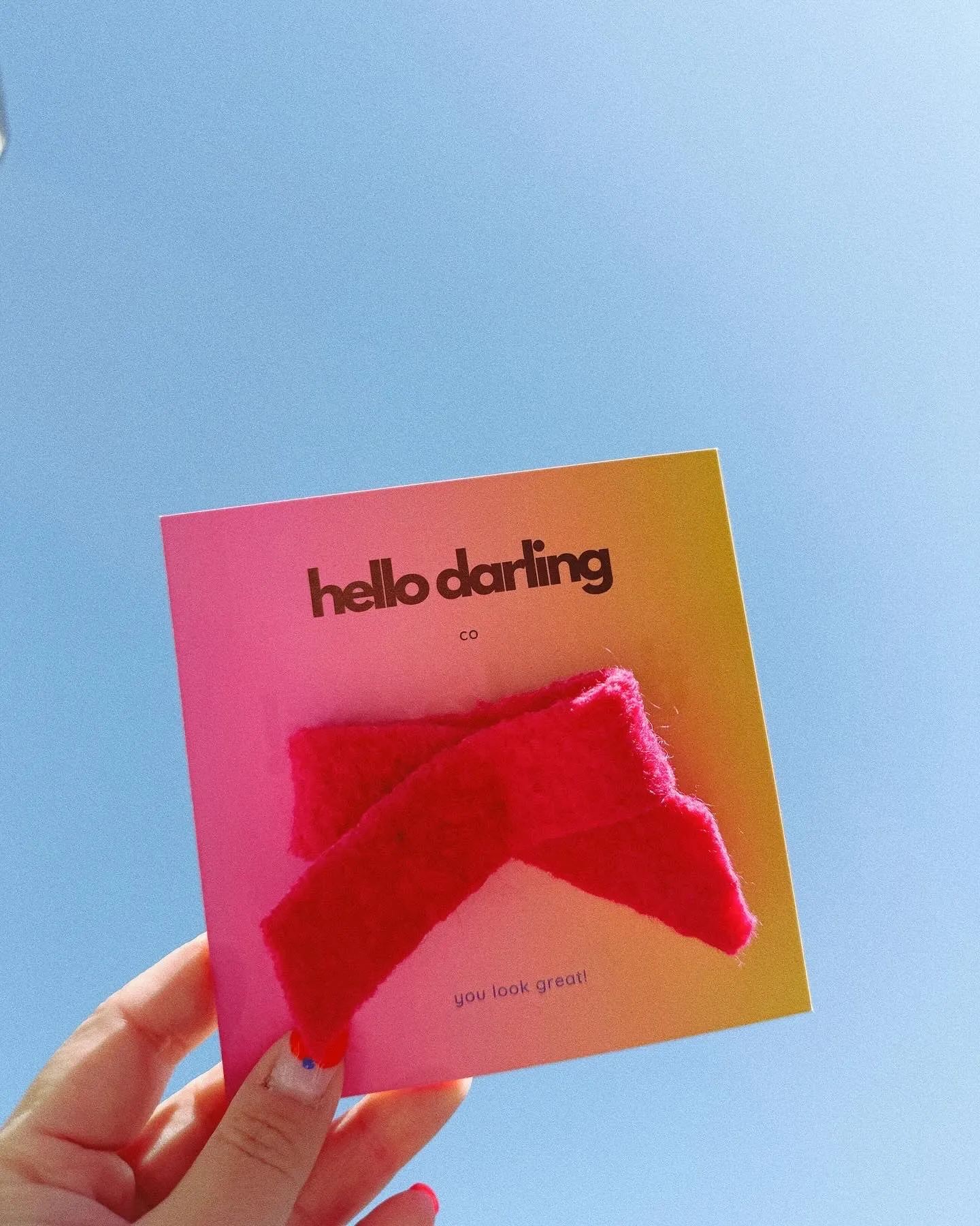 Wool Bow Hair Clips sold by Hello Darling