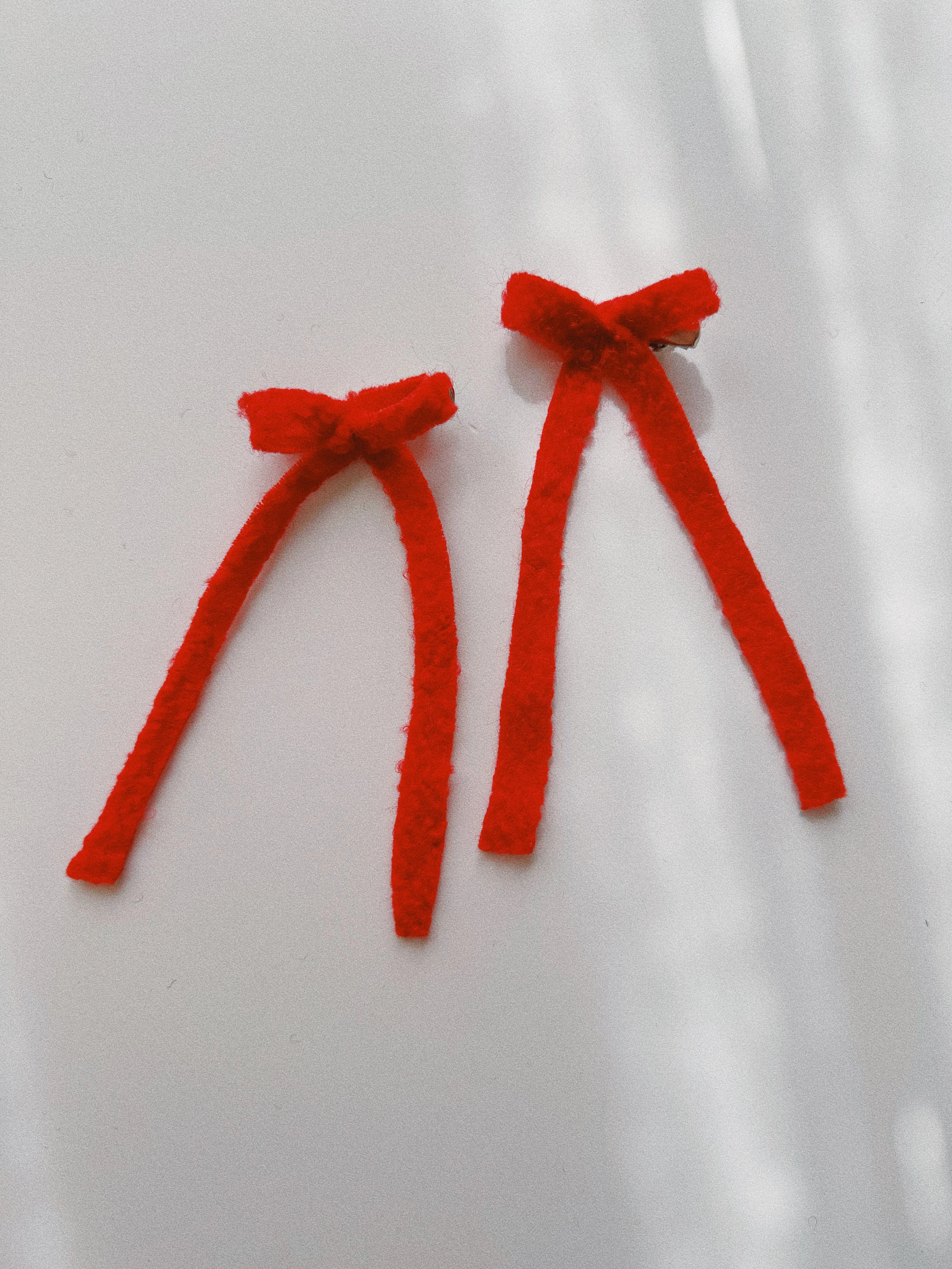 Wool Bow Hair Clips sold by Hello Darling product image thumbnail 5