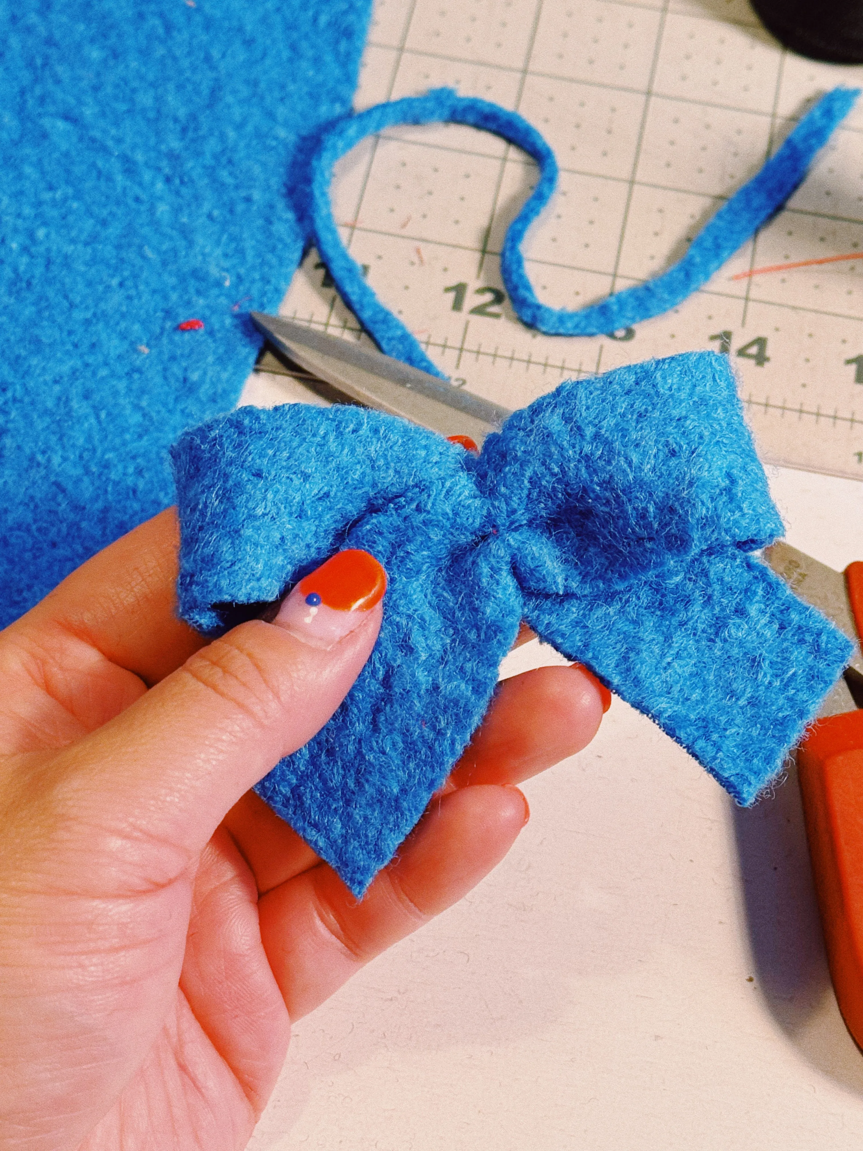 Wool Bow Hair Clips sold by Hello Darling product image thumbnail 2