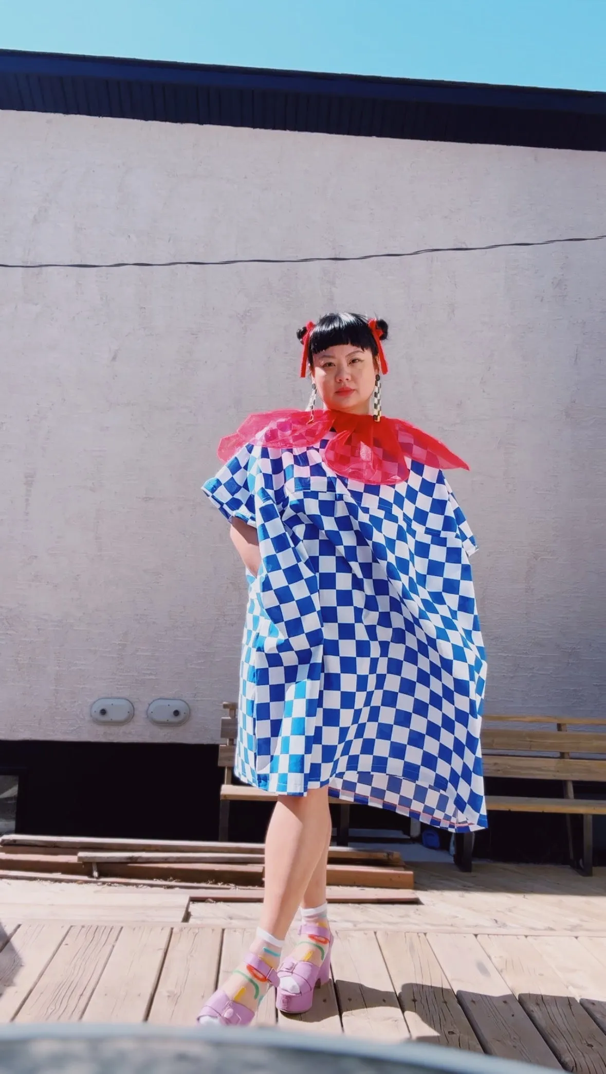 Preorder the Taxi Shift Dress sold by Hello Darling product image thumbnail 5