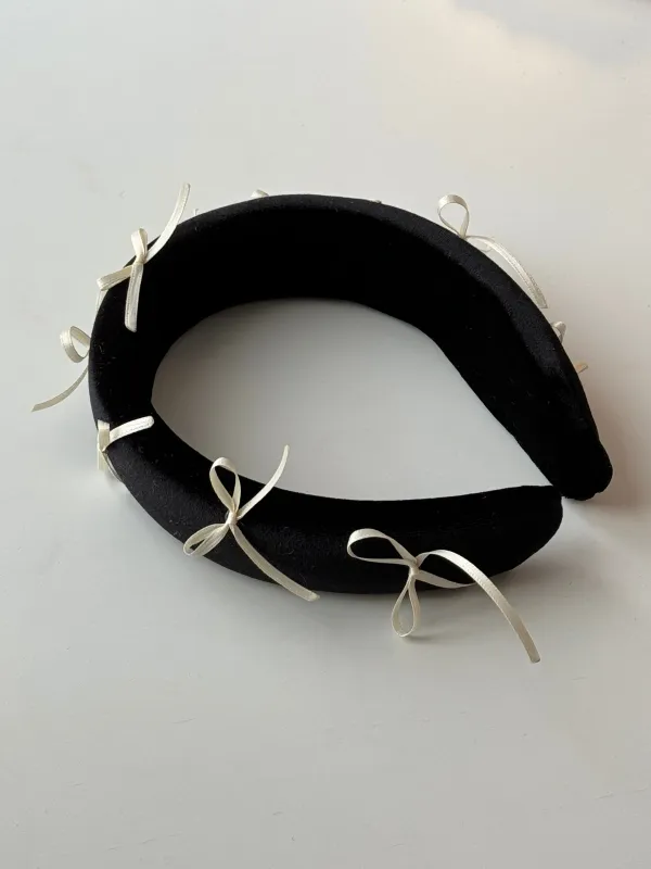 The Darling Beau Bow Headband sold by Hello Darling