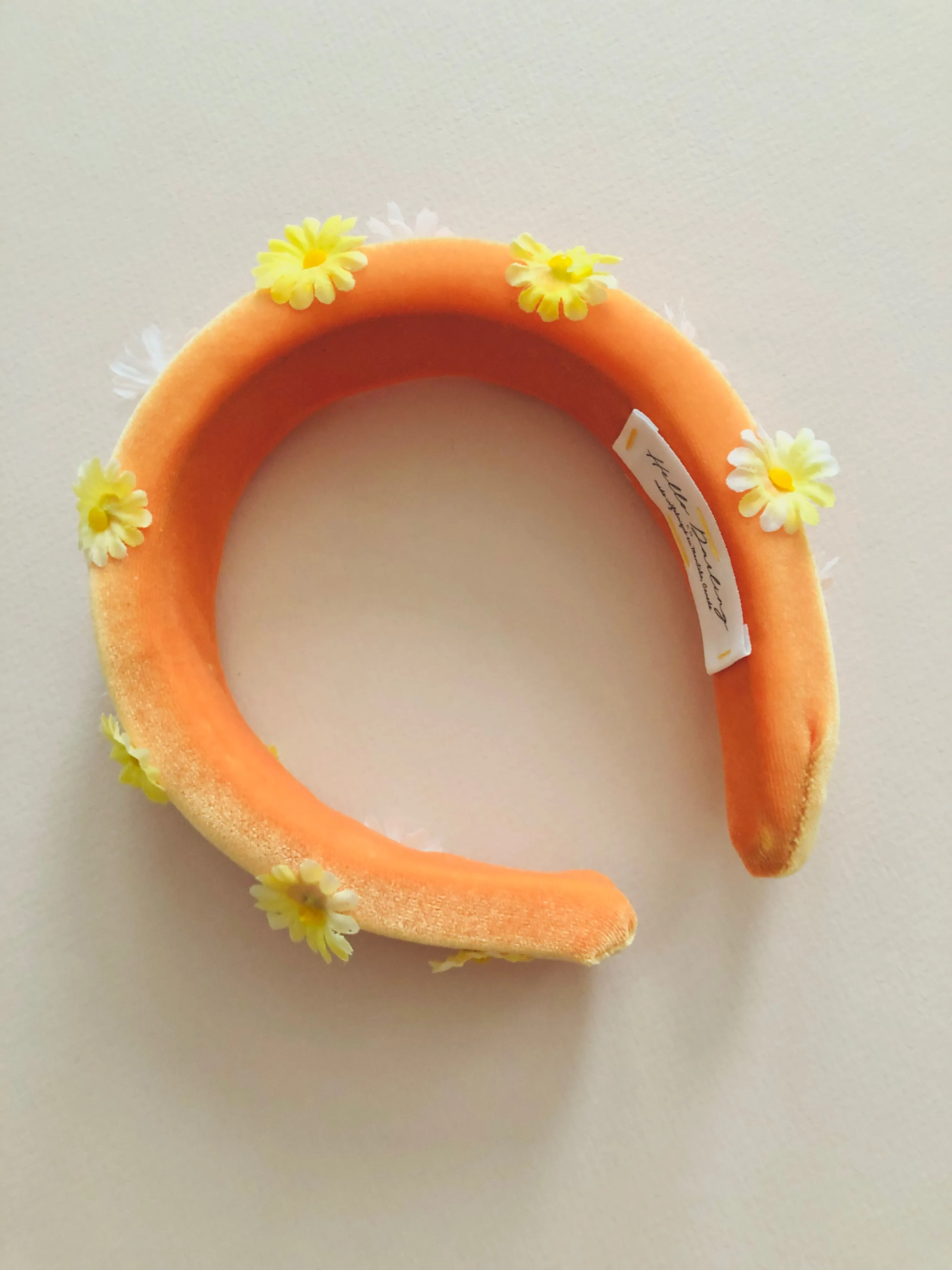 Orange Crush Floral Headband sold by Hello Darling product image thumbnail 3