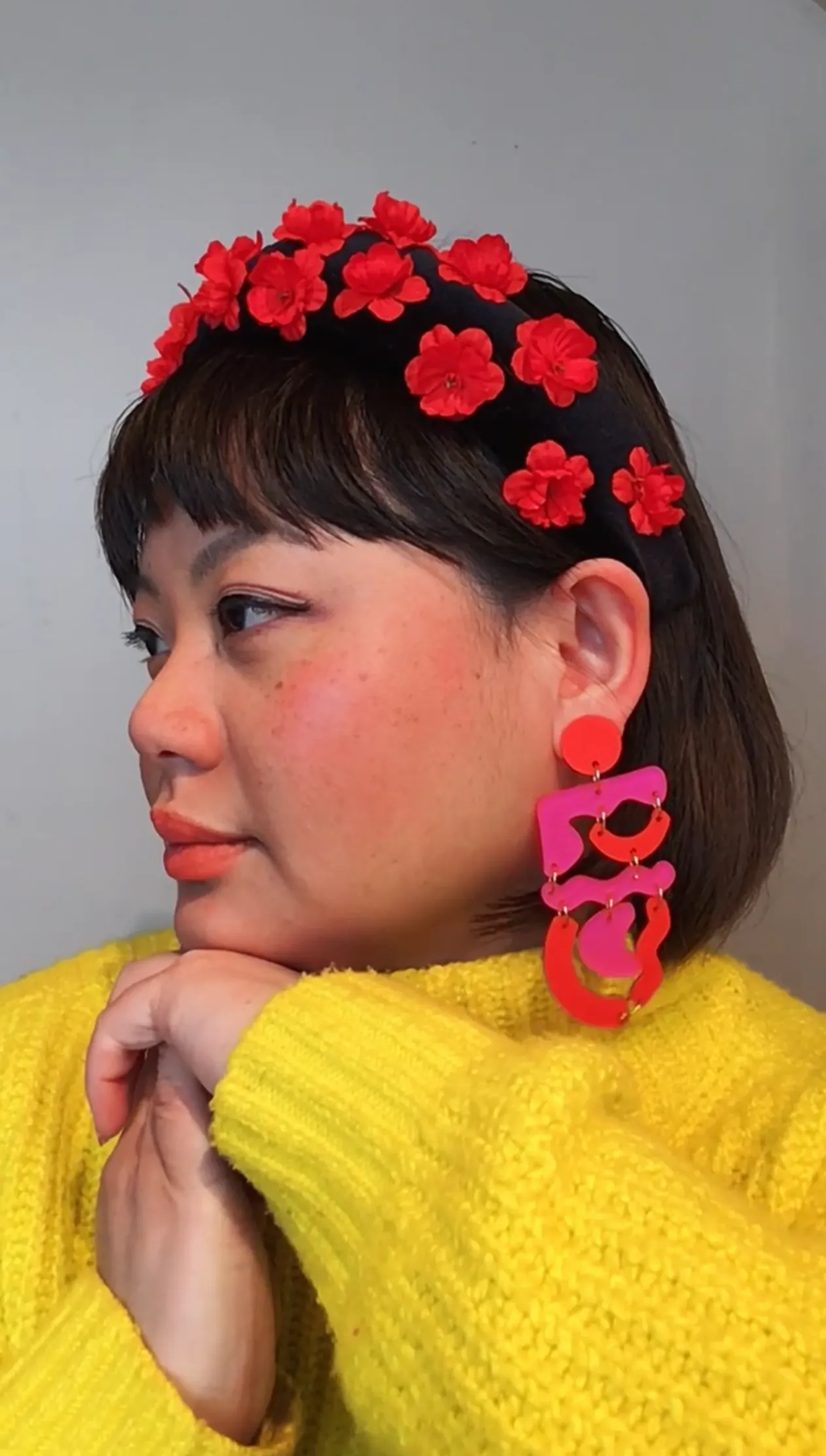 Mayari Floral Headband sold by Hello Darling