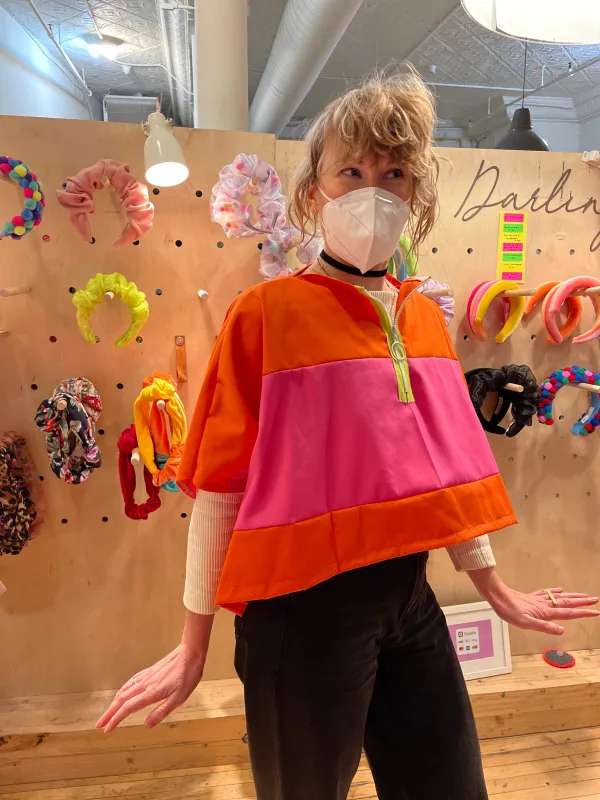 Orange + Pink Box Crop Preorder sold by Hello Darling