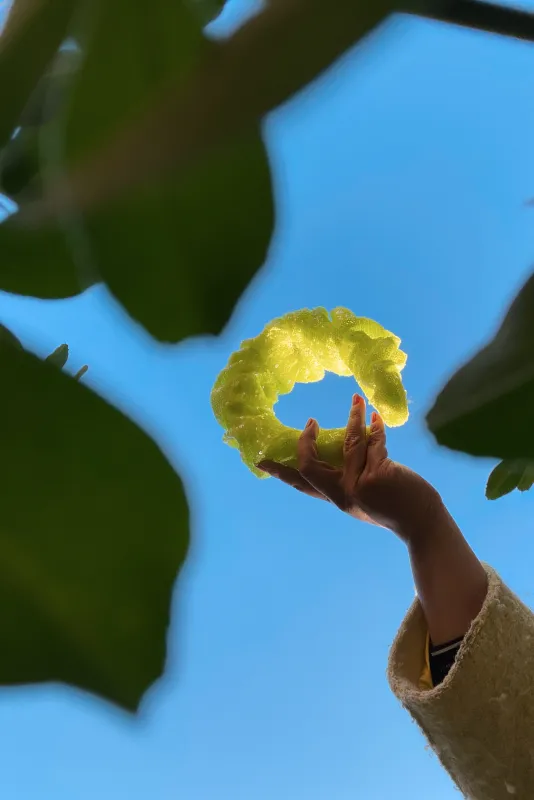 Neon Lime Sequin Headband made by Hello Darling