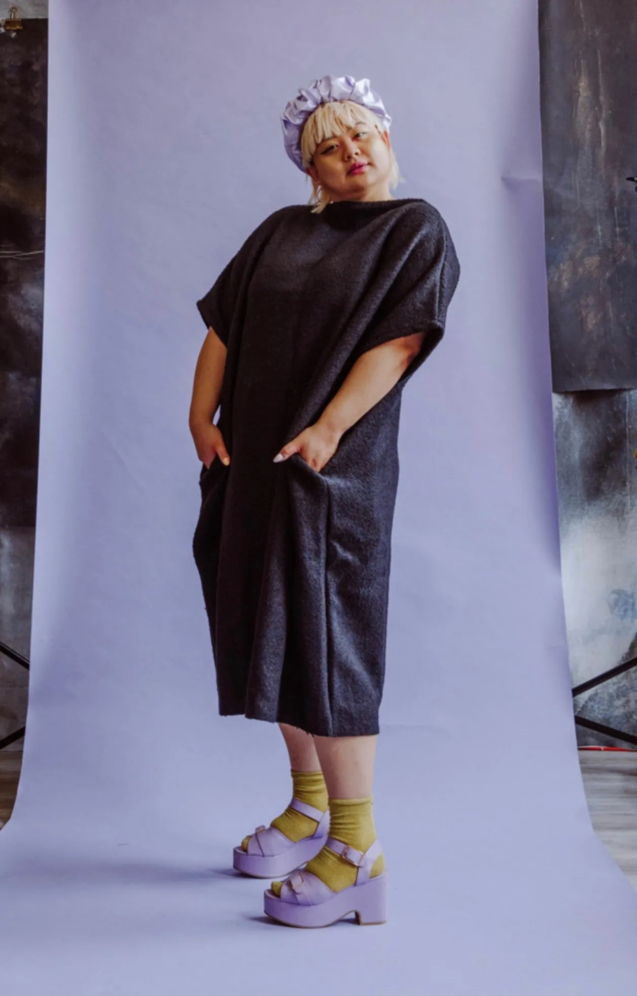 The Black Wool Nati sold by Hello Darling