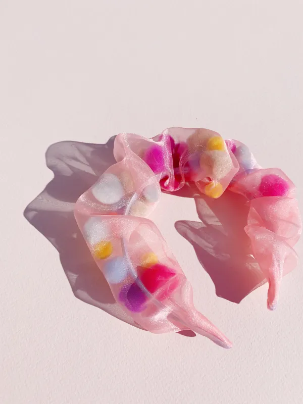 Organza Pom Party Headband sold by Hello Darling
