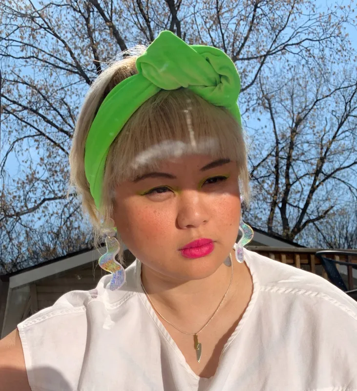 Lisa in lime made by Hello Darling