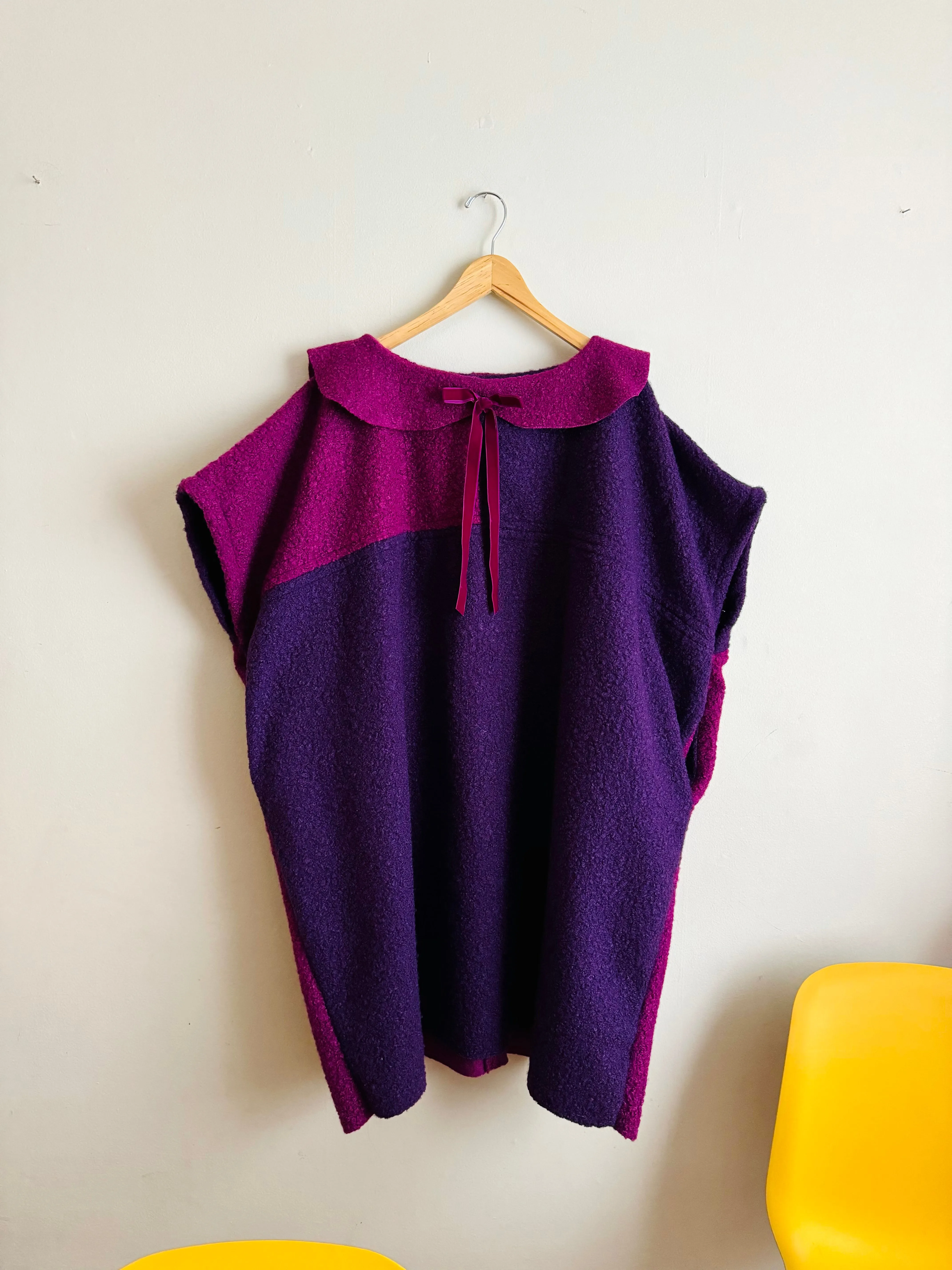 Purple Power Colour Block Boucle Dress sold by Hello Darling product image thumbnail 3