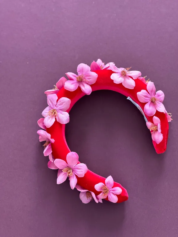 Delilah Floral Headband sold by Hello Darling