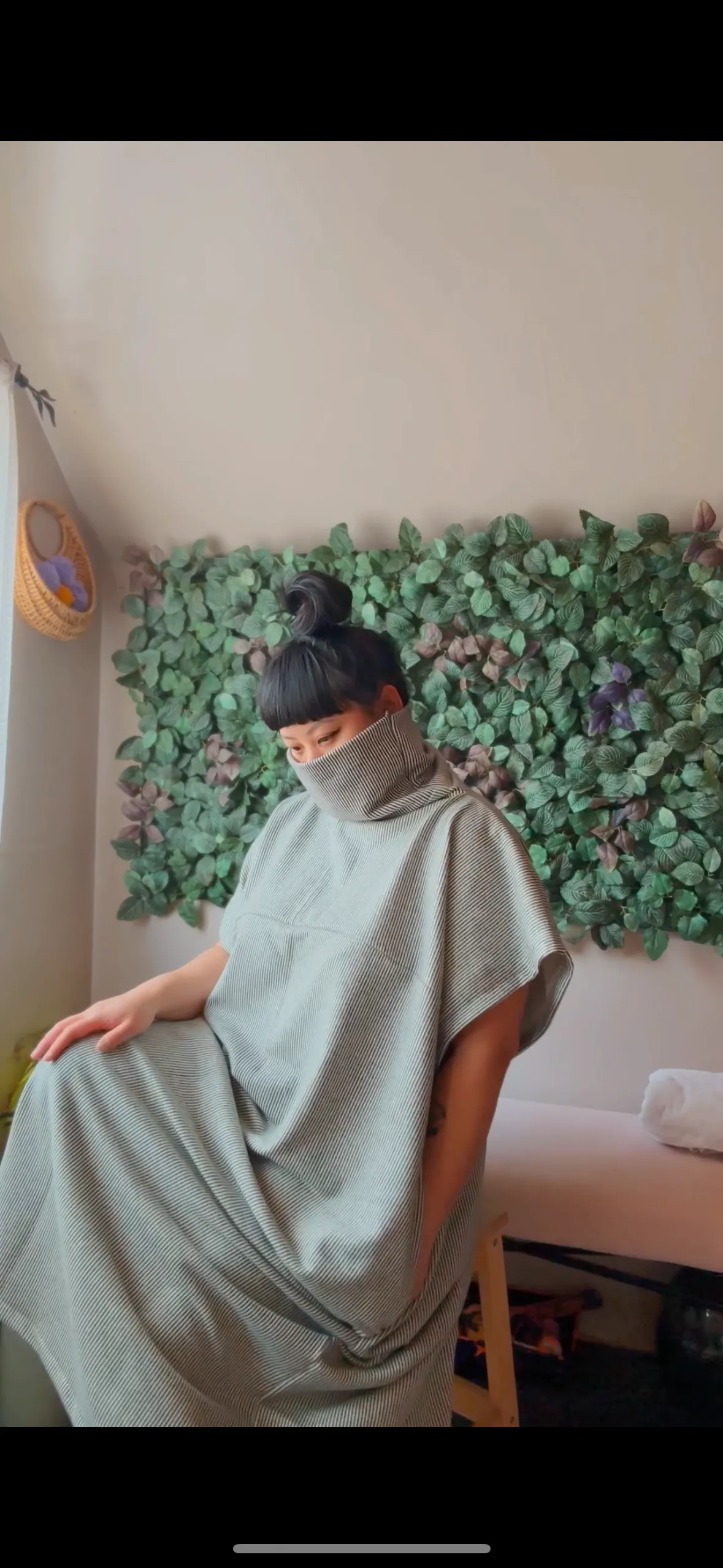 Cotton Stripe knit lounger dress- Only One! sold by Hello Darling product image thumbnail 2