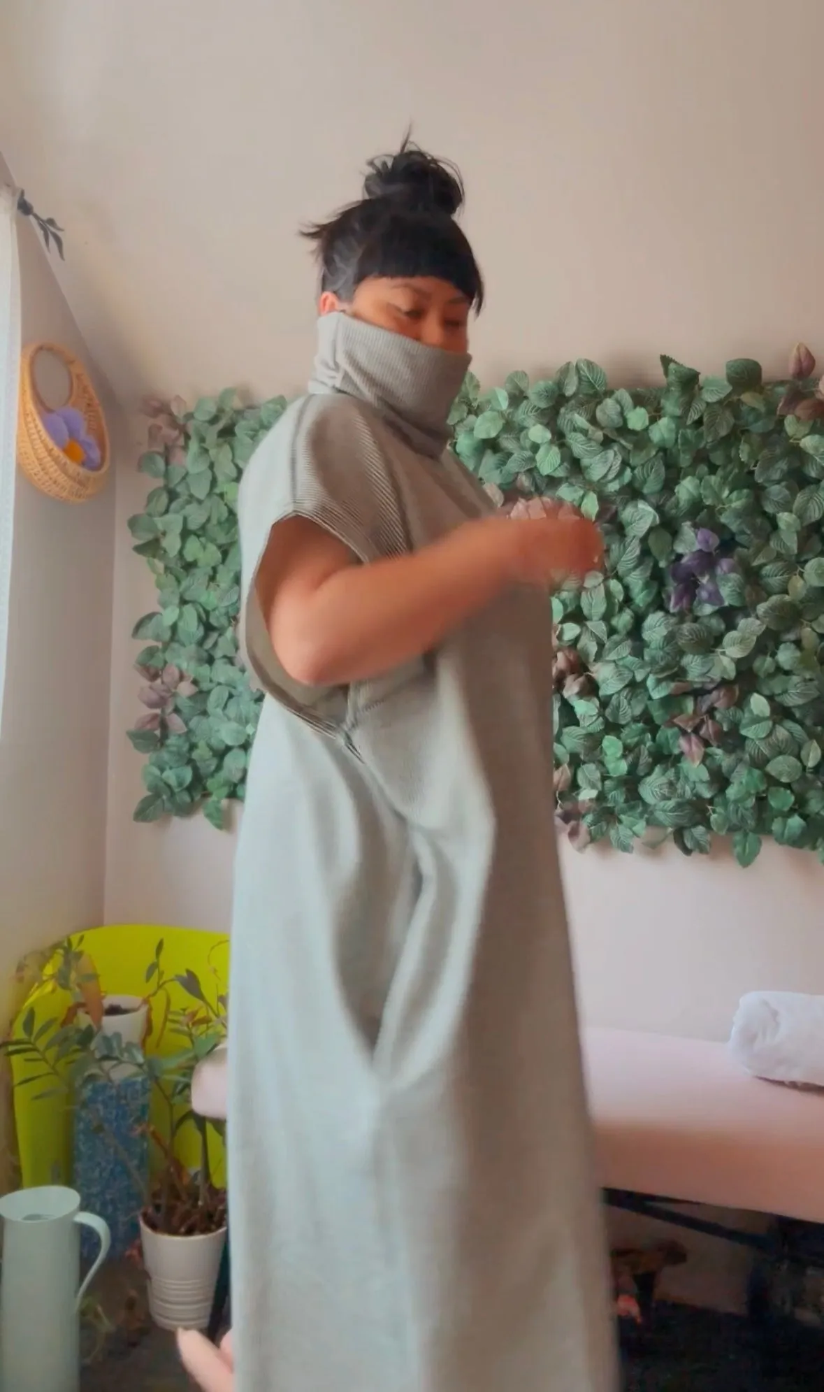 Cotton Stripe knit lounger dress- Only One! sold by Hello Darling product image thumbnail 4